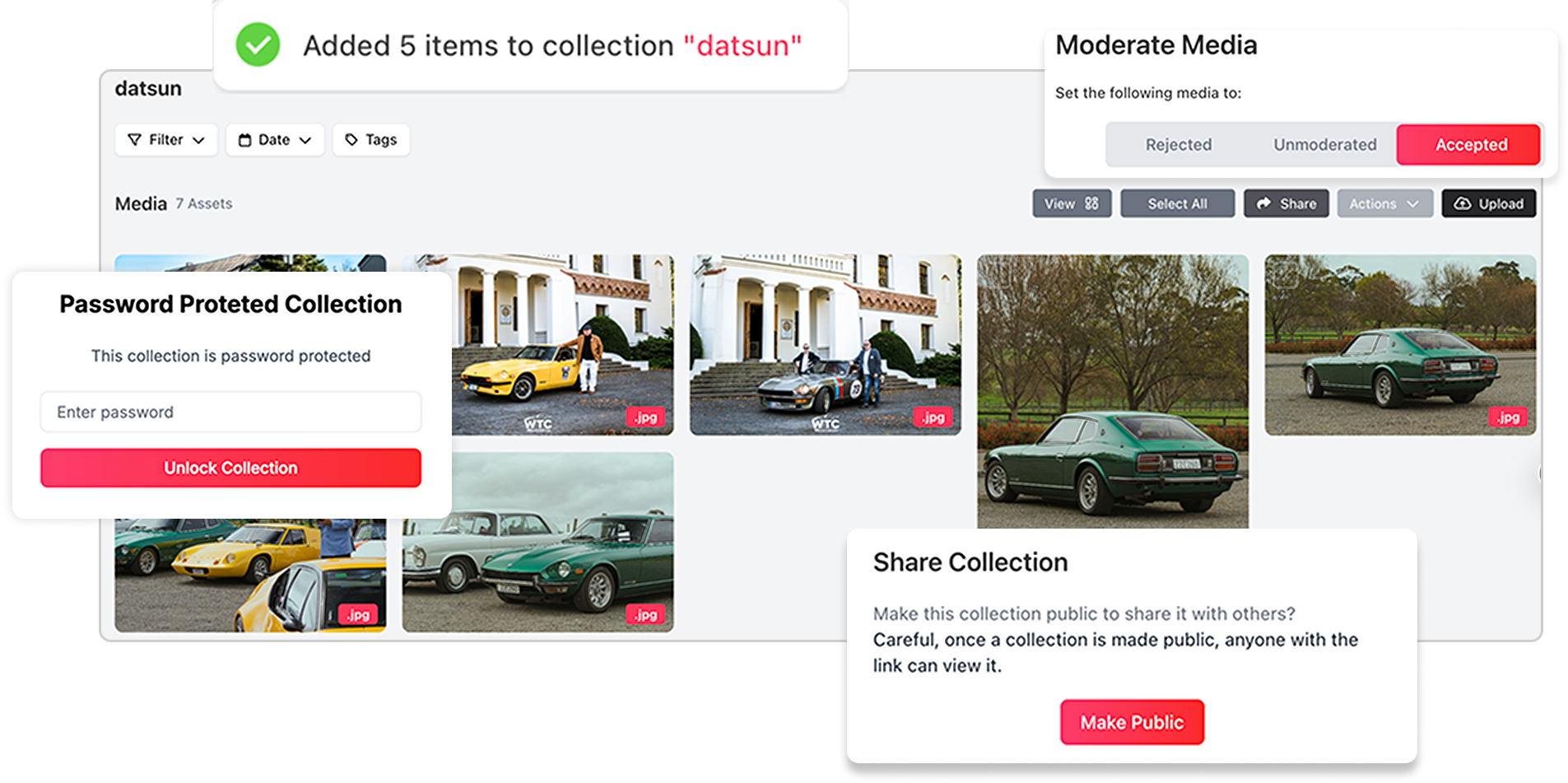 organise visualization